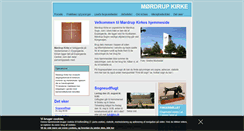 Desktop Screenshot of moerdrupkirke.dk